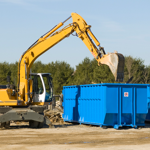 can i choose the location where the residential dumpster will be placed in Clinton County